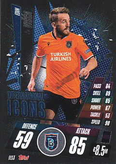 Edin Visca Istanbul Basaksehir 2020/21 Topps Match Attax CL International Icons #II13